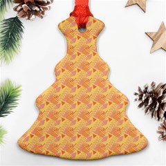 Peach Leafs Ornament (christmas Tree) 