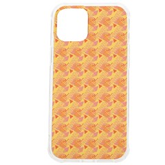 Peach Leafs Iphone 12 Pro Max Tpu Uv Print Case by Sparkle