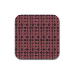 Pattern 22 Rubber Square Coaster (4 Pack) by GardenOfOphir