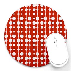 Pattern 23 Round Mousepad by GardenOfOphir