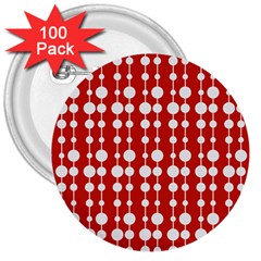 Pattern 23 3  Buttons (100 Pack)  by GardenOfOphir