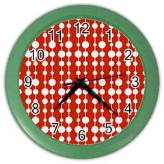 Pattern 23 Color Wall Clock by GardenOfOphir