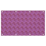 Violet Flowers Banner and Sign 7  x 4  Front