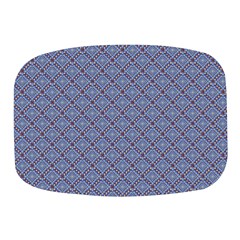 Blue Diamonds Mini Square Pill Box by Sparkle