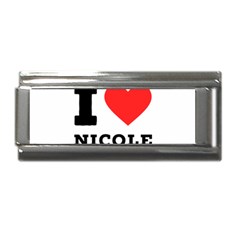 I Love Nicole Superlink Italian Charm (9mm) by ilovewhateva