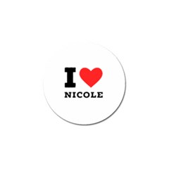 I Love Nicole Golf Ball Marker by ilovewhateva