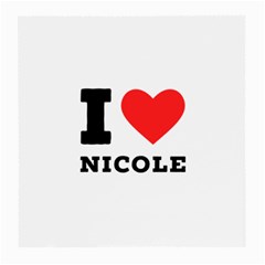 I Love Nicole Medium Glasses Cloth (2 Sides) by ilovewhateva