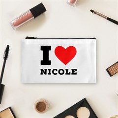 I Love Nicole Cosmetic Bag (small) by ilovewhateva