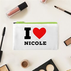 I Love Nicole Cosmetic Bag (xs) by ilovewhateva