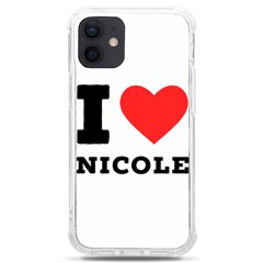 I Love Nicole Iphone 12 Mini Tpu Uv Print Case	 by ilovewhateva