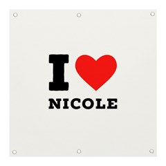 I Love Nicole Banner And Sign 3  X 3  by ilovewhateva