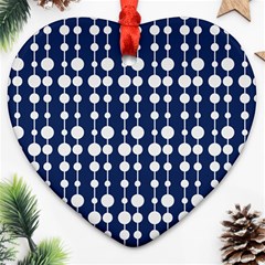 Pattern 24 Heart Ornament (two Sides) by GardenOfOphir