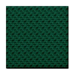 Green Pattern Tile Coaster