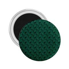 Green Pattern 2.25  Magnets