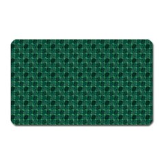 Green Pattern Magnet (Rectangular)