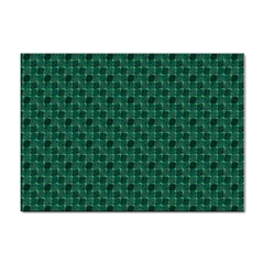 Green Pattern Sticker A4 (10 pack)