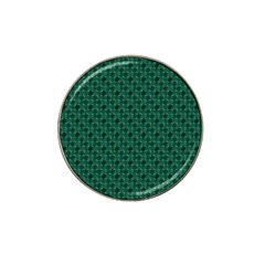 Green Pattern Hat Clip Ball Marker