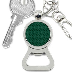 Green Pattern Bottle Opener Key Chain