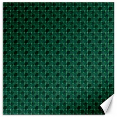 Green Pattern Canvas 20  X 20  by Sparkle