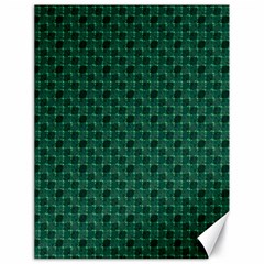 Green Pattern Canvas 18  X 24  by Sparkle