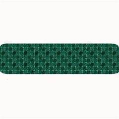 Green Pattern Large Bar Mat