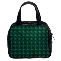 Green Pattern Classic Handbag (Two Sides)