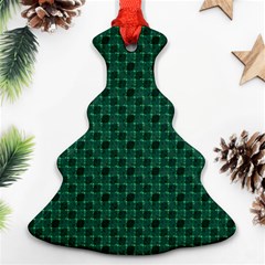 Green Pattern Ornament (christmas Tree) 