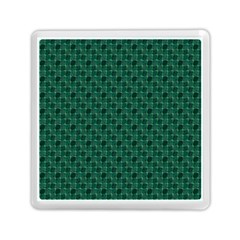 Green Pattern Memory Card Reader (Square)