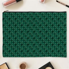 Green Pattern Cosmetic Bag (XXXL)