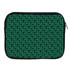 Green Pattern Apple Ipad 2/3/4 Zipper Cases by Sparkle