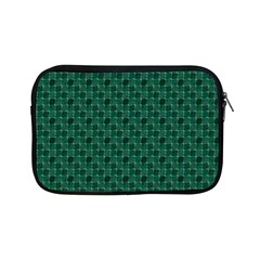 Green Pattern Apple Ipad Mini Zipper Cases by Sparkle