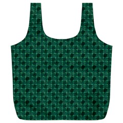 Green Pattern Full Print Recycle Bag (XL)