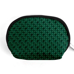 Green Pattern Accessory Pouch (Medium)