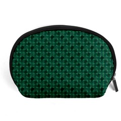 Green Pattern Accessory Pouch (Large)