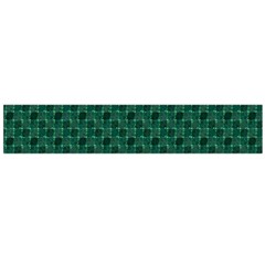 Green Pattern Large Premium Plush Fleece Scarf 