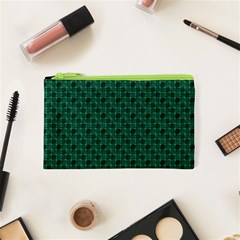 Green Pattern Cosmetic Bag (xs) by Sparkle