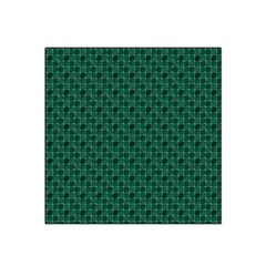 Green Pattern Satin Bandana Scarf 22  x 22 