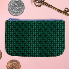 Green Pattern Large Coin Purse