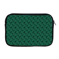 Green Pattern Apple MacBook Pro 17  Zipper Case