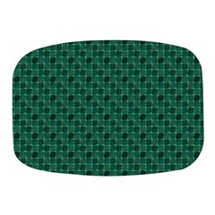 Green Pattern Mini Square Pill Box