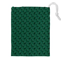 Green Pattern Drawstring Pouch (4XL)