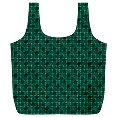 Green Pattern Full Print Recycle Bag (xxl) by Sparkle