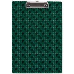 Green Pattern A4 Acrylic Clipboard by Sparkle