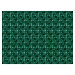 Green Pattern Premium Plush Fleece Blanket (extra Small) by Sparkle