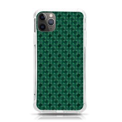 Green Pattern iPhone 11 Pro Max 6.5 Inch TPU UV Print Case