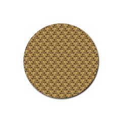 Flowers Rubber Coaster (round) by Sparkle