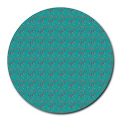 Flowers Round Mousepad by Sparkle