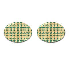 Pattern 27 Cufflinks (oval) by GardenOfOphir