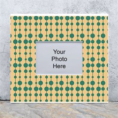 Pattern 27 White Wall Photo Frame 5  X 7  by GardenOfOphir