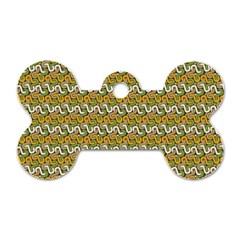 Pattern Dog Tag Bone (one Side) by Sparkle